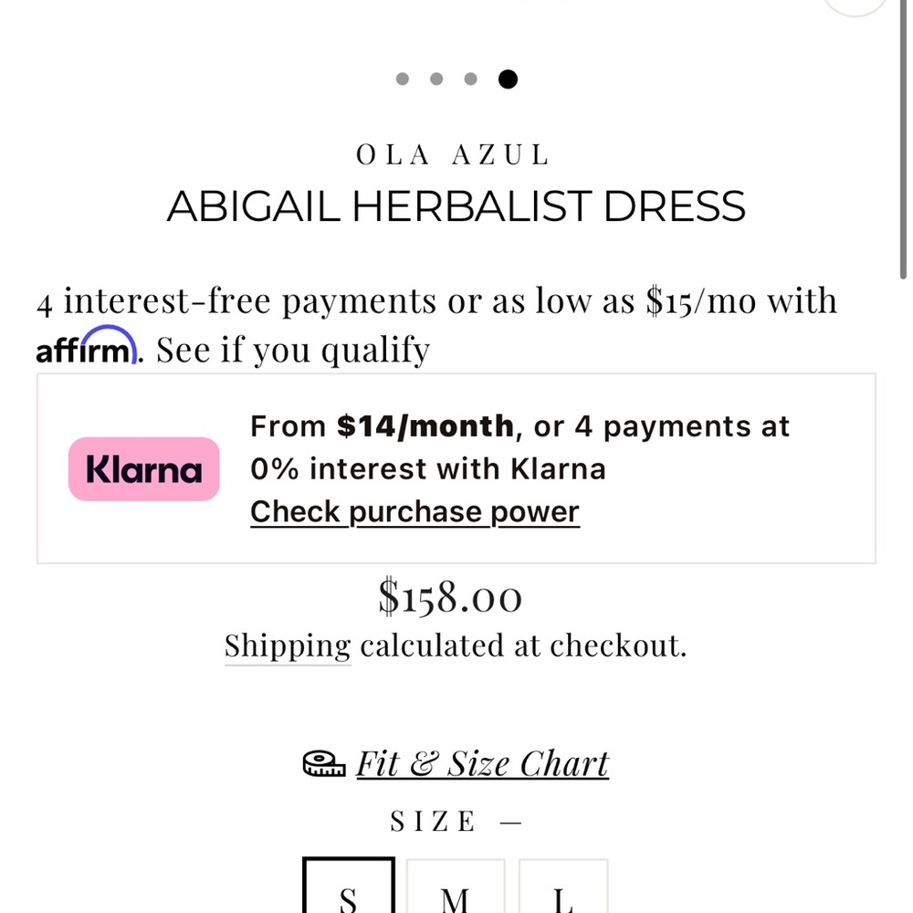 Ola Azul Abigail Herbalist Coverup Dress - NWT - Picture 5 of 10